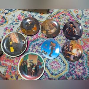 Vintage Decorative Plates Set. Norman Rockwell